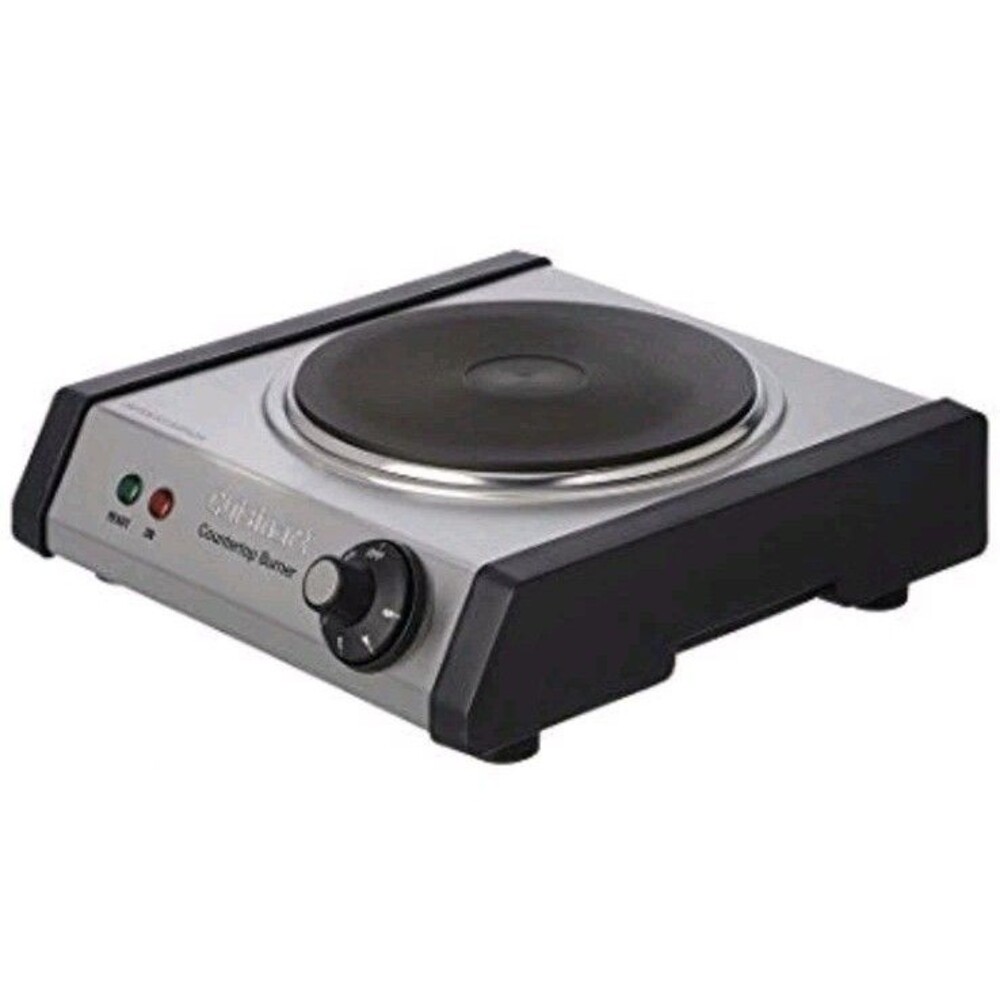Cuisinart CB-30P1 Cast-Iron Single Burner, Stainless Steel